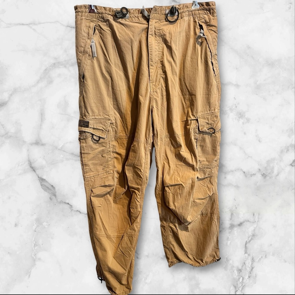 Y2K Abercrombie & Fitch‎ Cargo Pants XL 36x31 Paratrooper Fatigue Military 90s